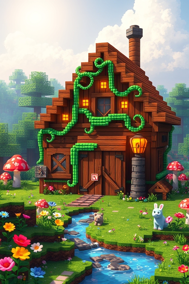 enchanted fantasy barn design