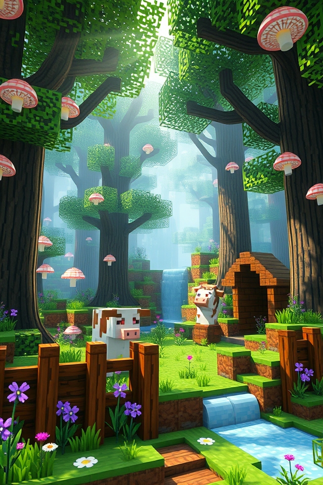 enchanted mystical cow pen