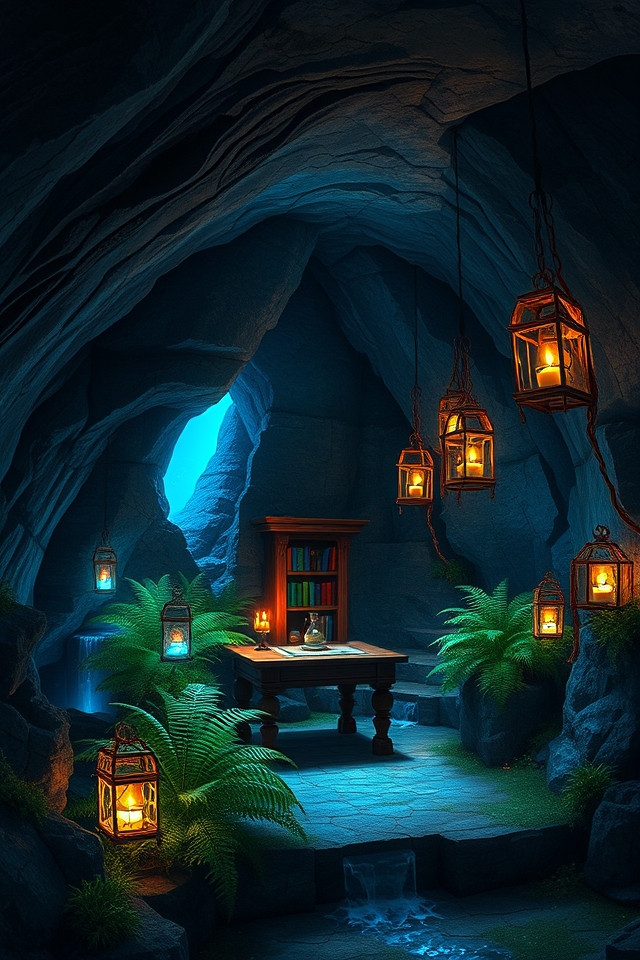 enchanting cave sanctuary design