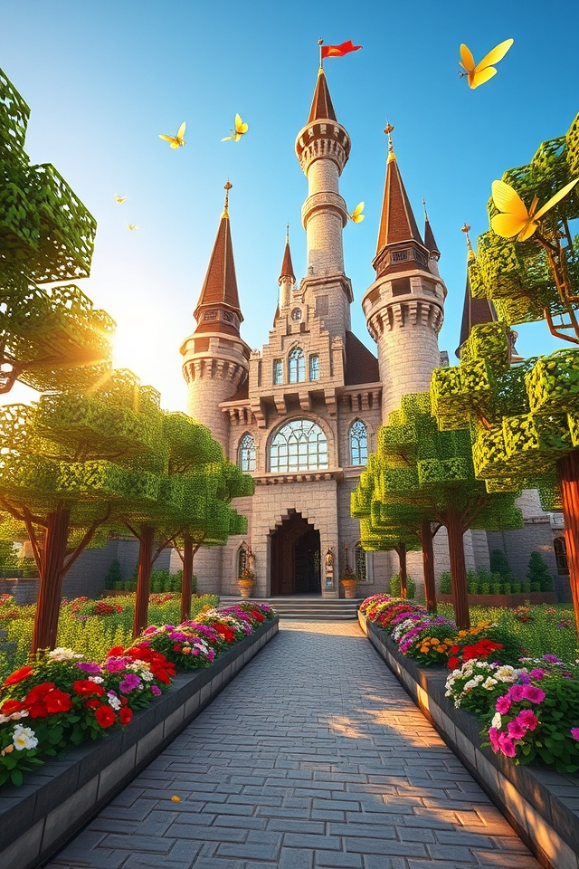 enchanting fairy tale castle