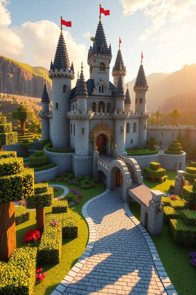 enchanting fantasy castle design
