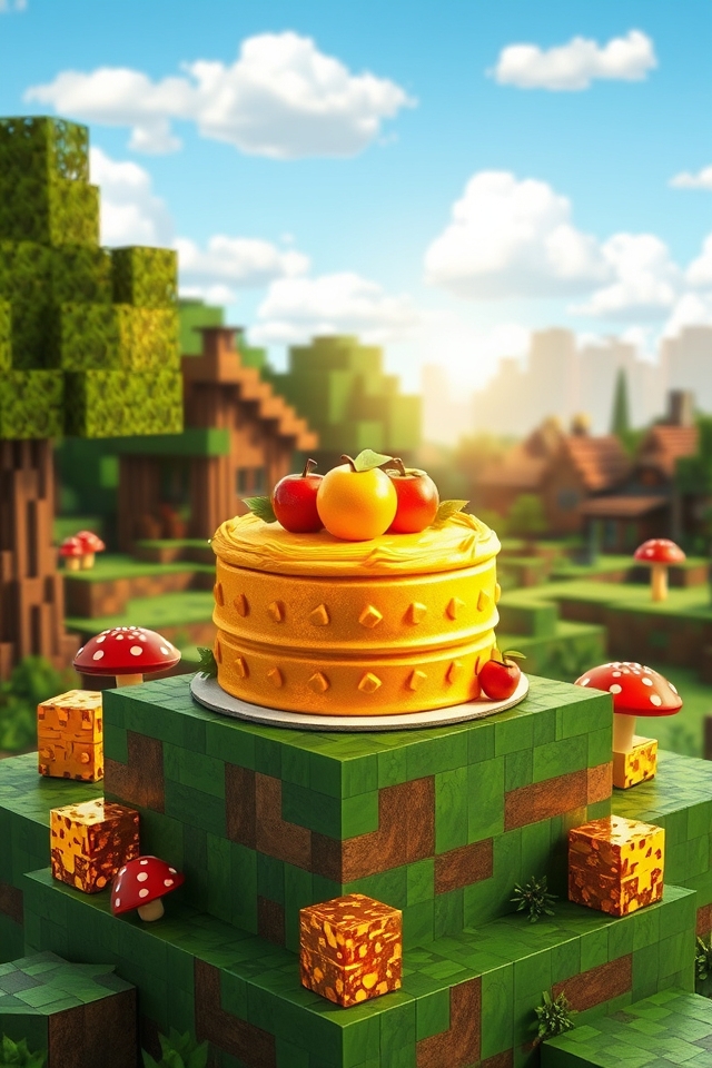 enchanting fruity cake delight