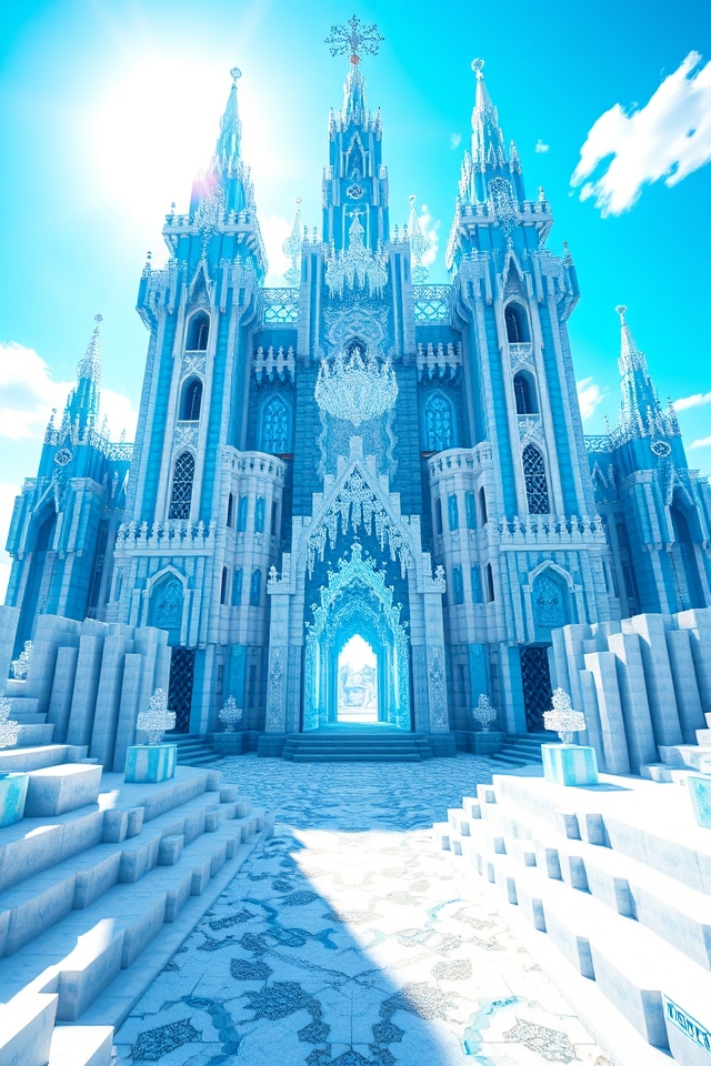 enchanting ice palace design