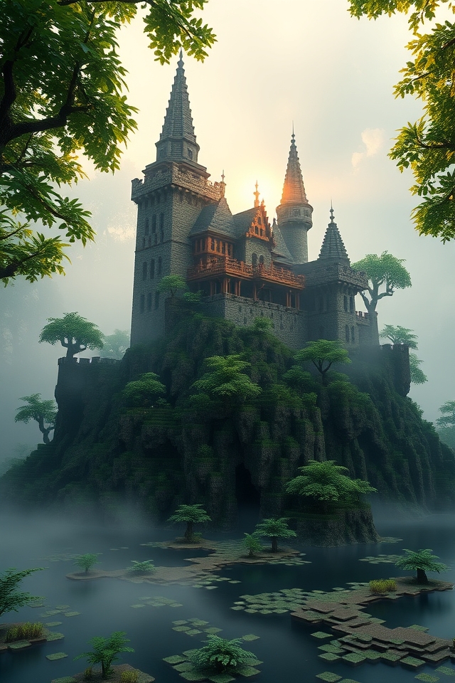 enchanting nature inspired castle retreat