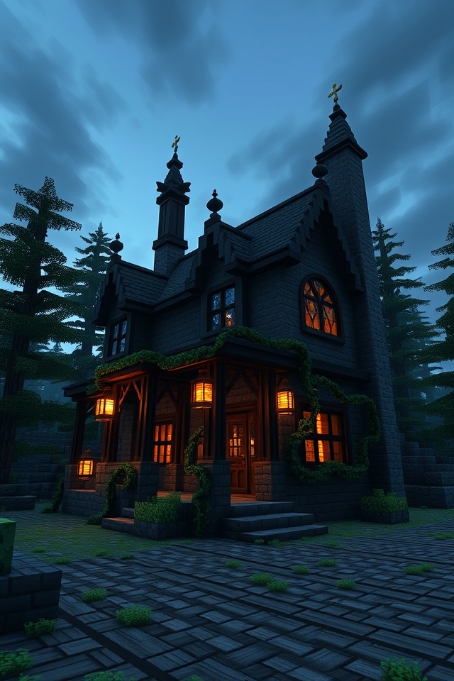 enchanting rustic gothic retreat