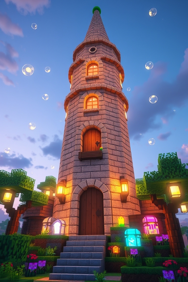 enchanting wizard tower design