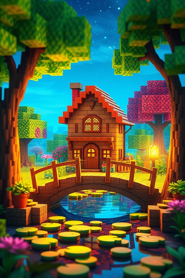 enchanting wooden arch bridges