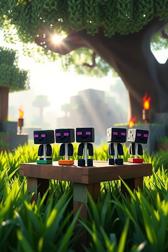 enderman themed cake pop creation