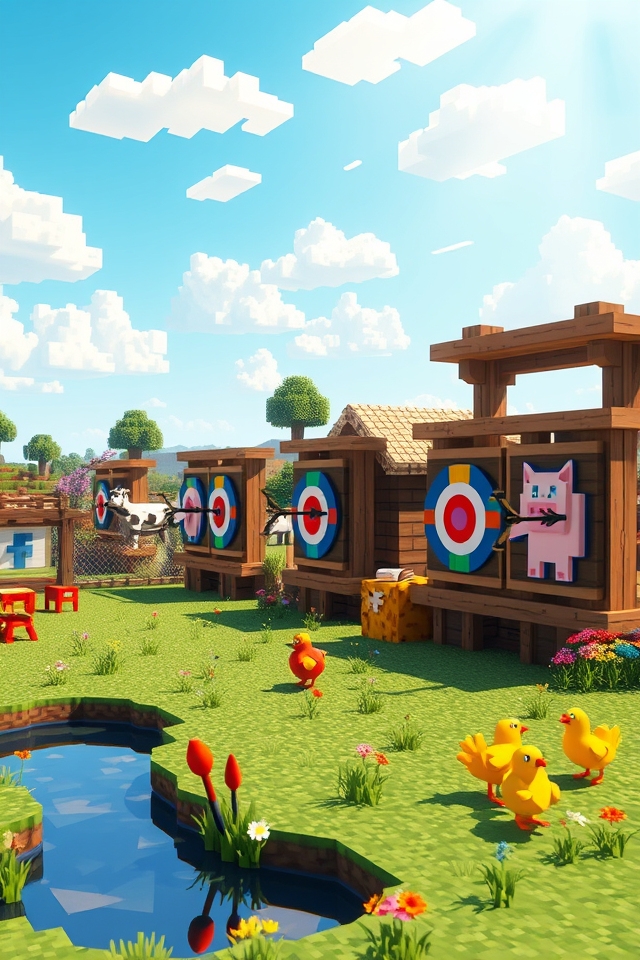 farm themed archery competition