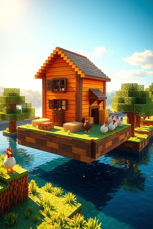 floating coop above ground