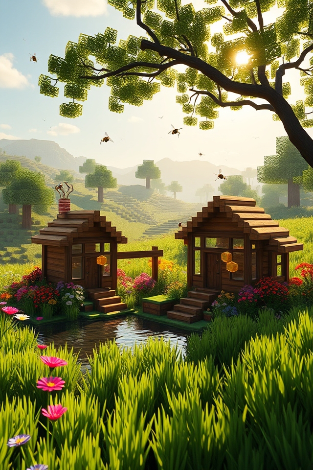 functional bee houses creation