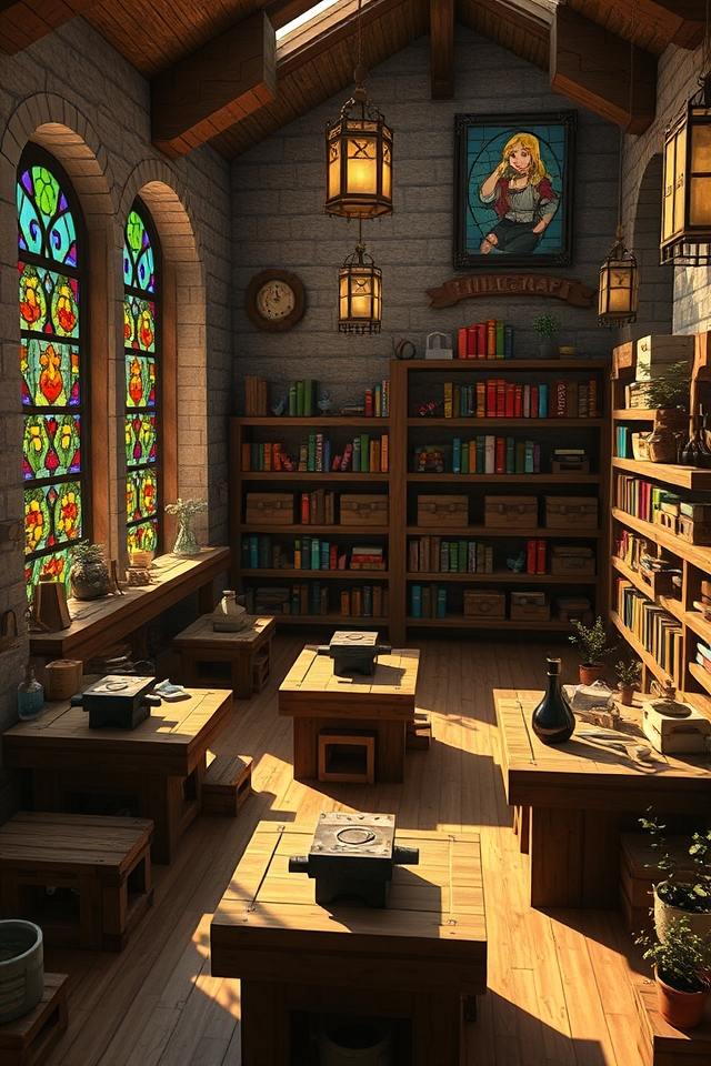 functional minecraft workshop design