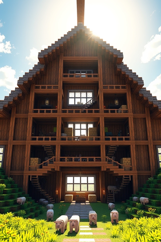 functional multi level barn design