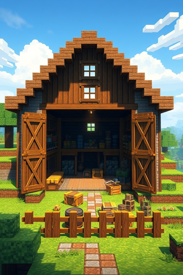 functional rustic storage barn