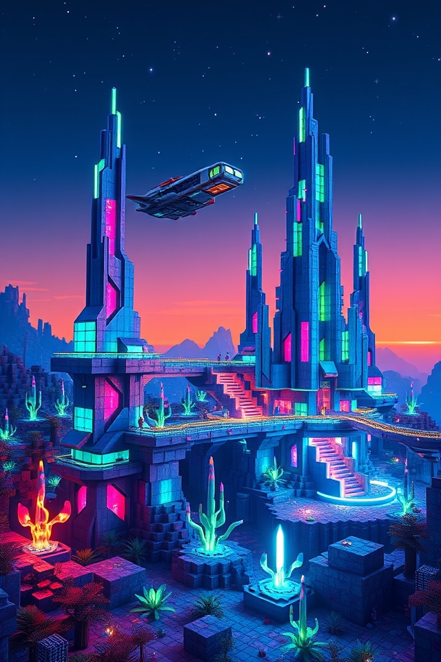 futuristic sci fi base design