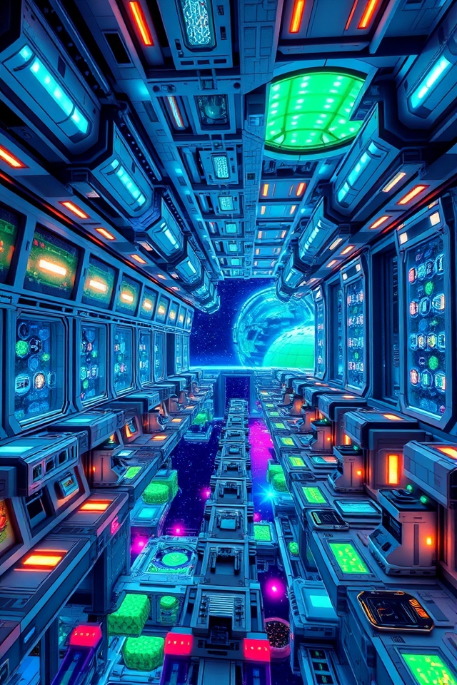 futuristic space station design
