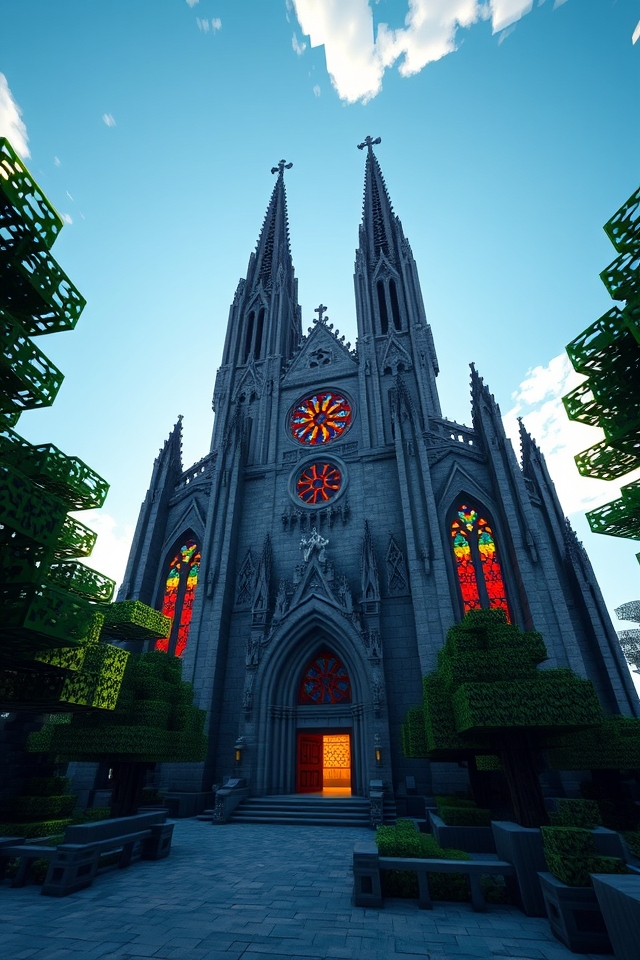 gothic architecture in minecraft