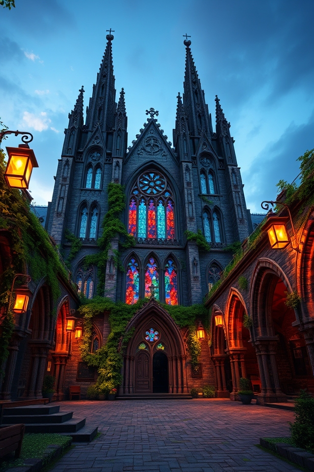 gothic enchanted cathedral design