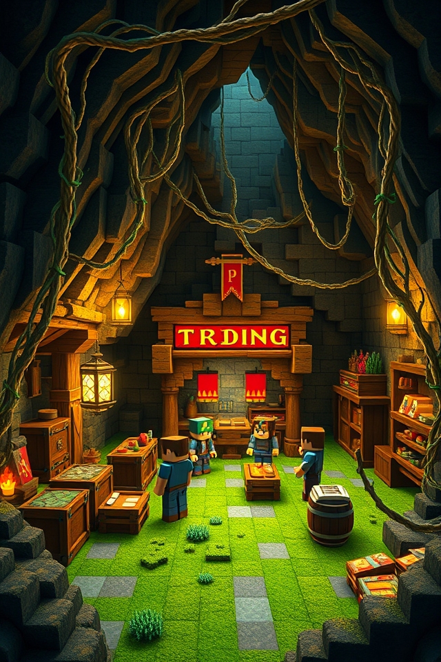 hidden cozy trading den
