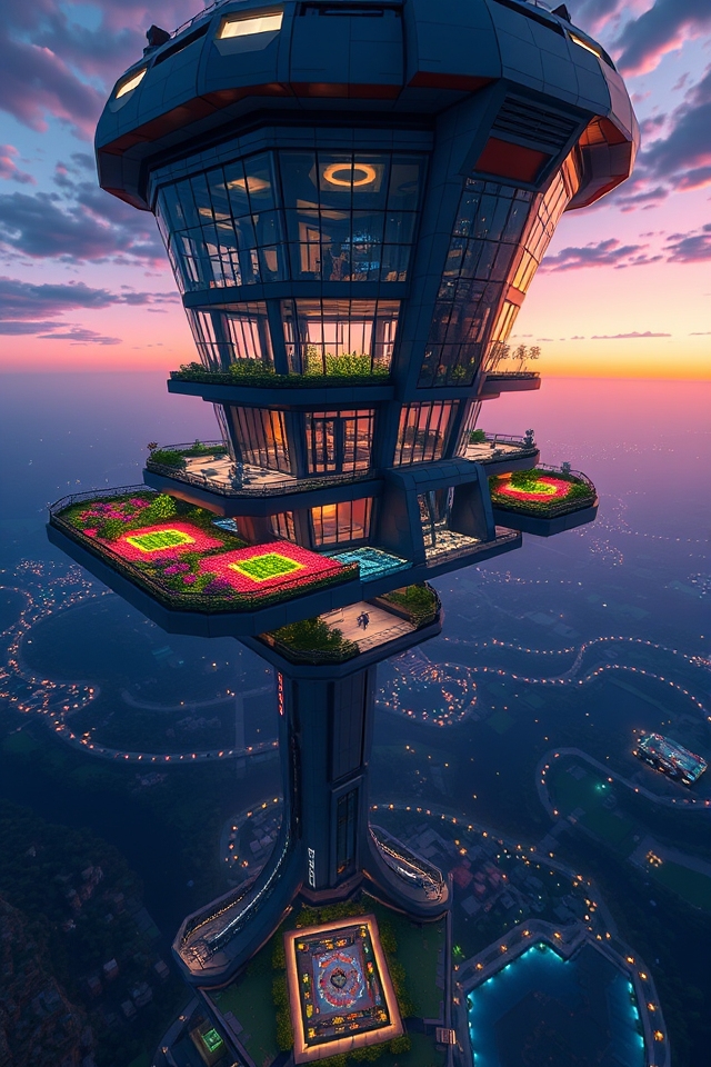 high tech floating residence