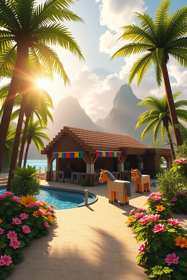 horse retreat in paradise