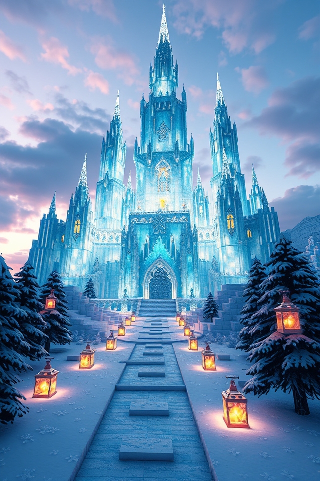 icy stronghold with warmth