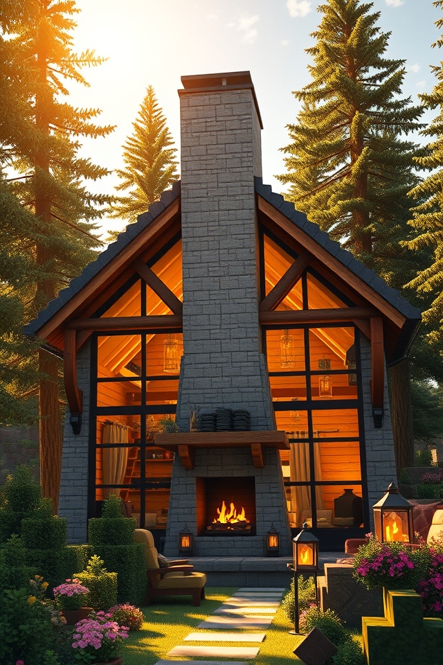 industrial modern cozy retreat