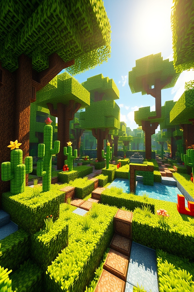 interactive minecraft maze design