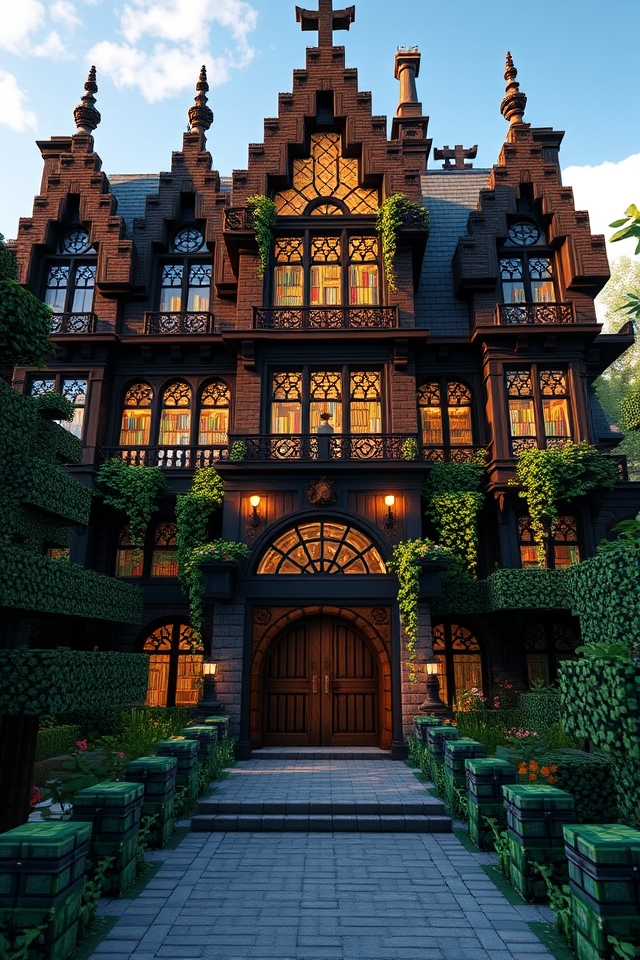 intricate victorian architectural elements