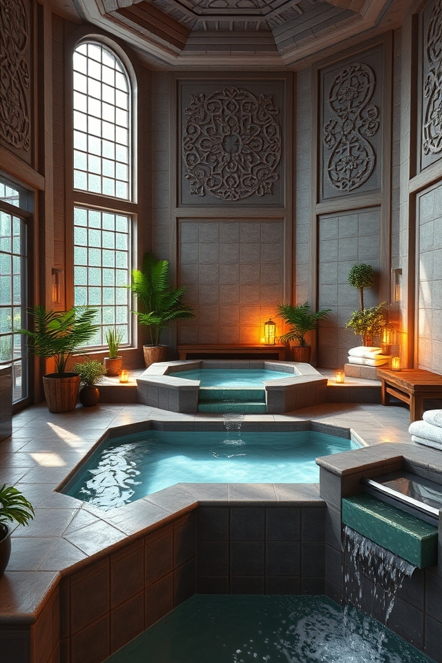lavish spa room design