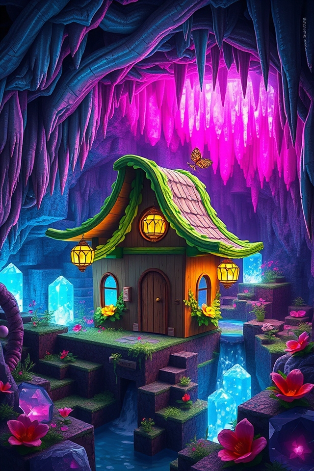 luminous crystal underground realm