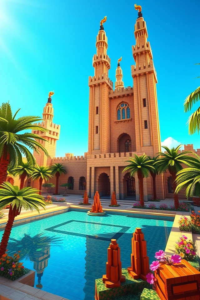luxurious desert architectural marvel