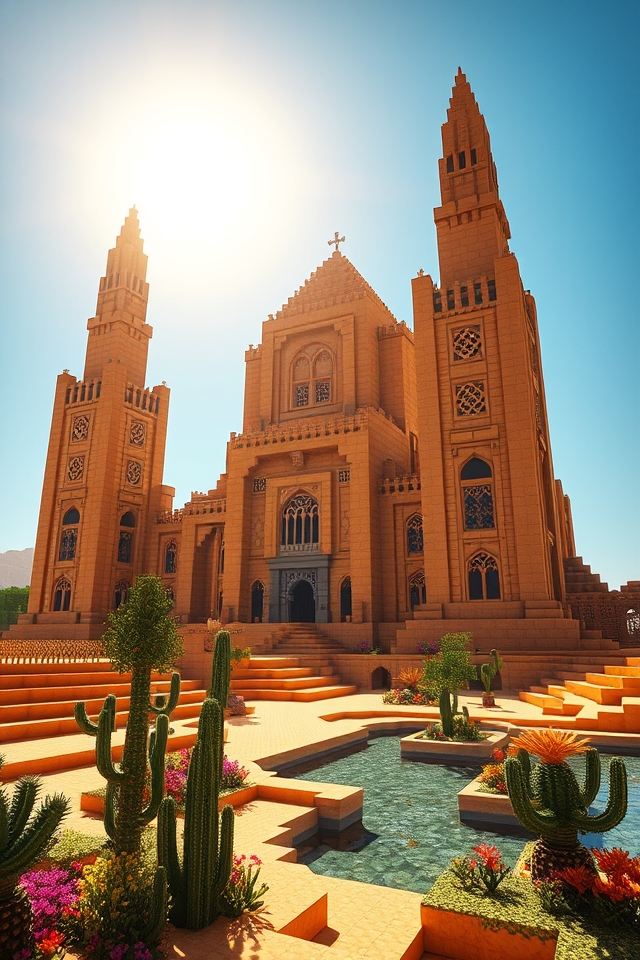 luxurious desert palace design