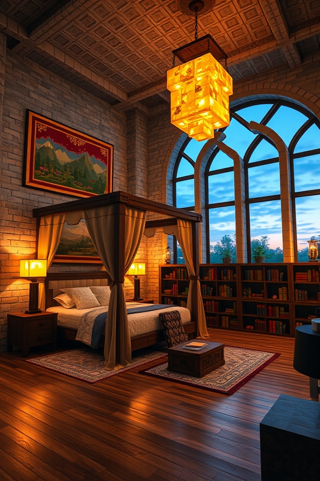 luxurious minecraft bedroom design