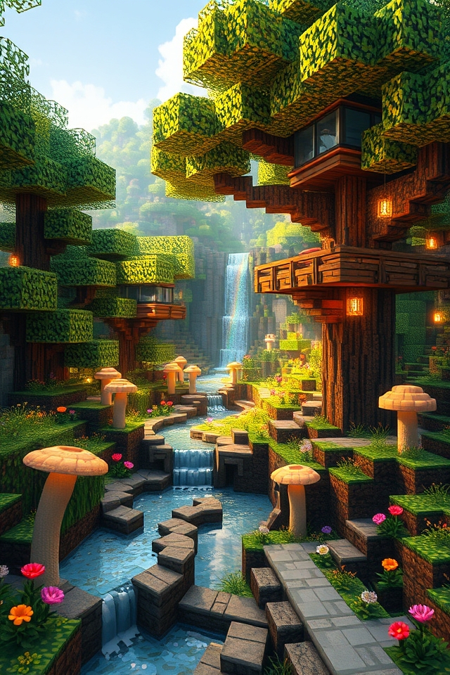 magical enchanted garden exploration
