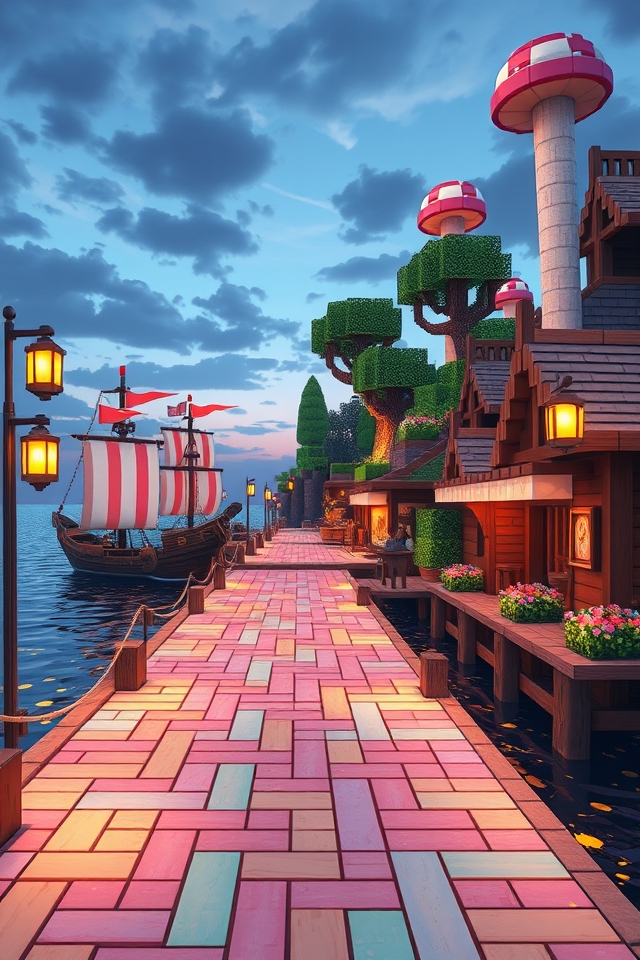 magical fantasy dock design