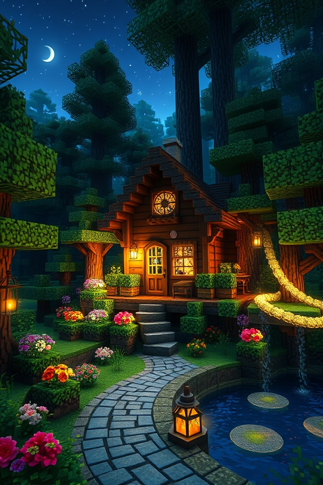 magical forest sanctuary hideout