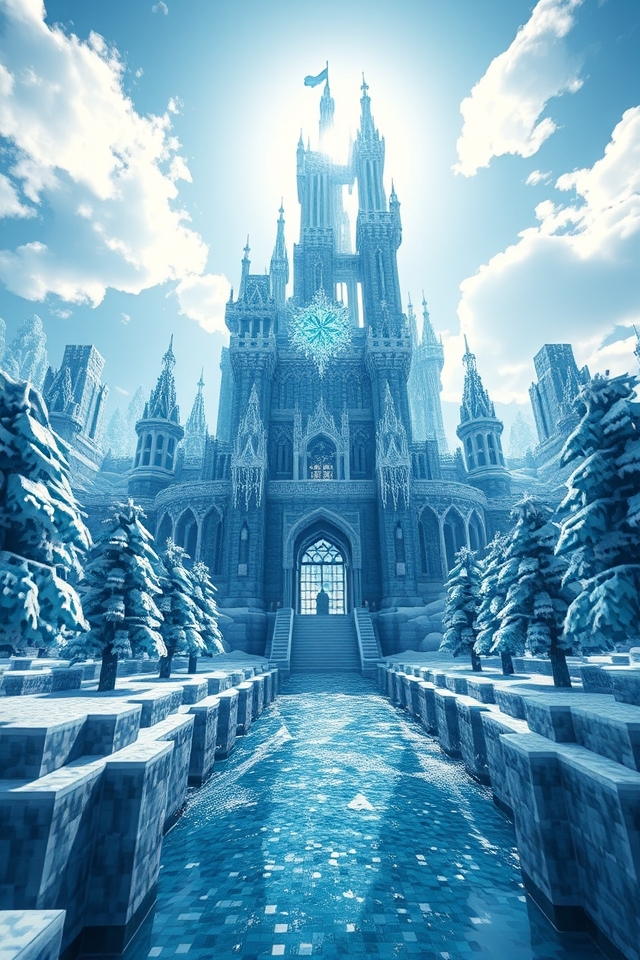 magical frosty fortress design