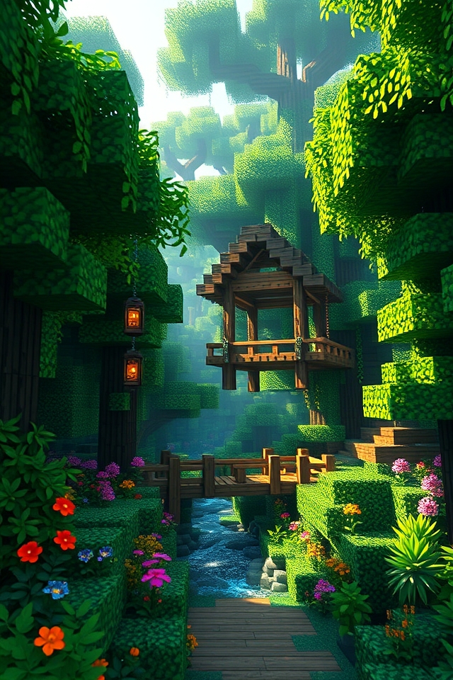 magical jungle pathway design