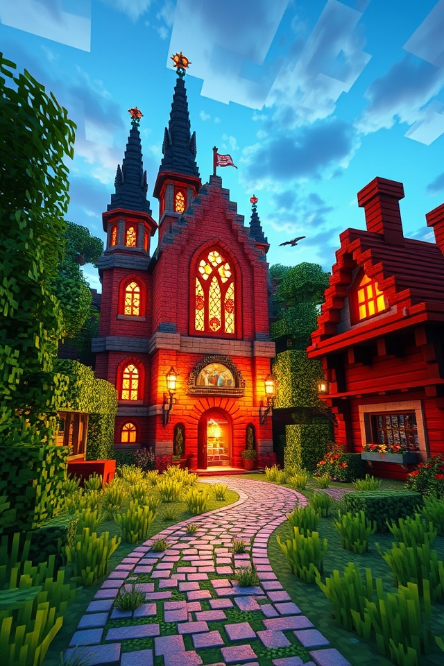 magical library with secrets