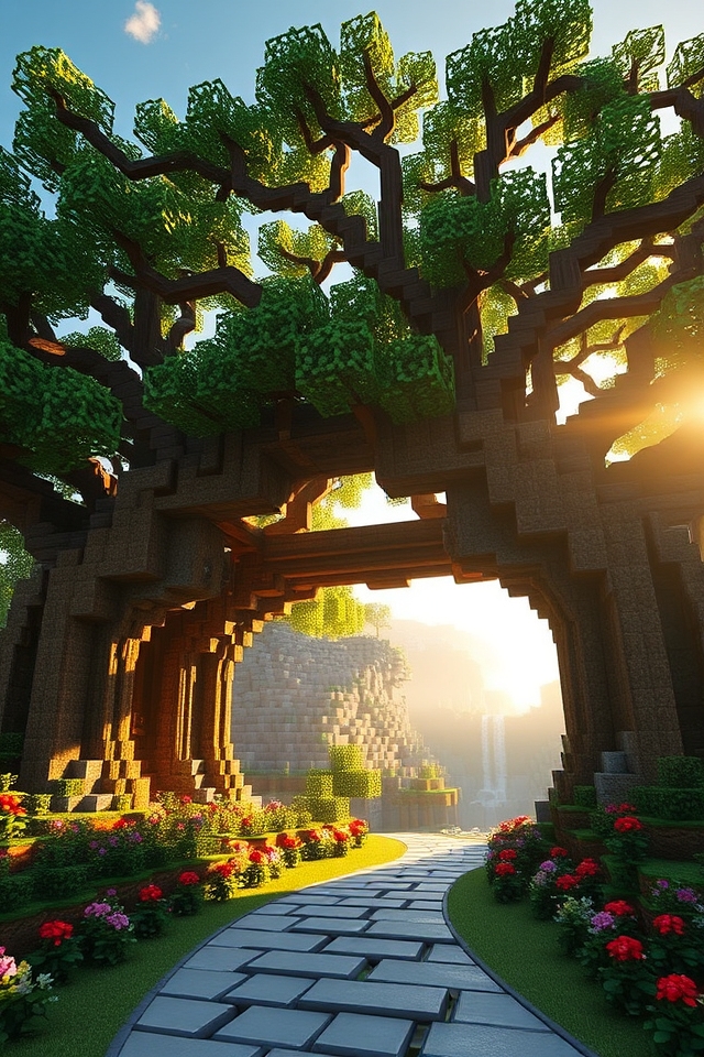 magical nature infused gateway