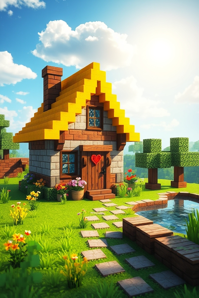 magical pastel fairy cottage