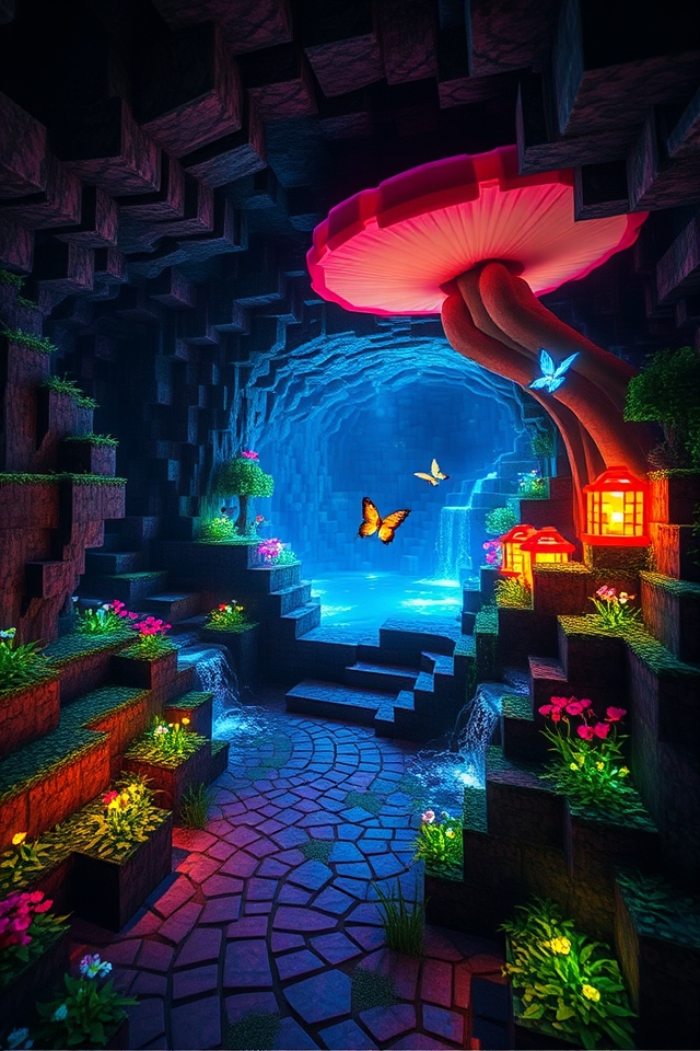 magical underground garden retreat