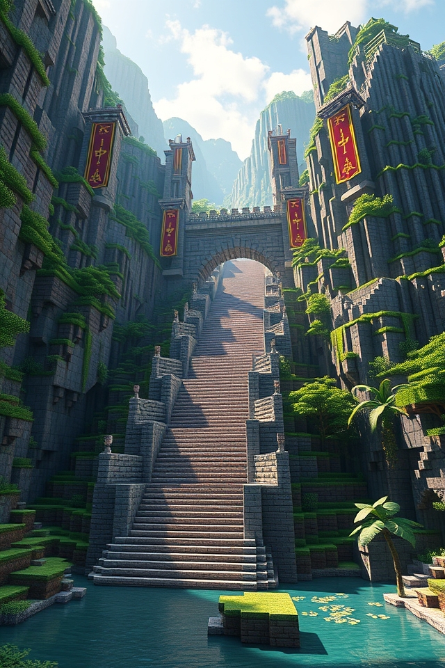 majestic castle stairway design