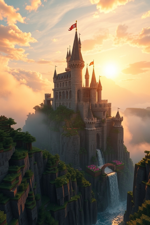 majestic elevated castle design