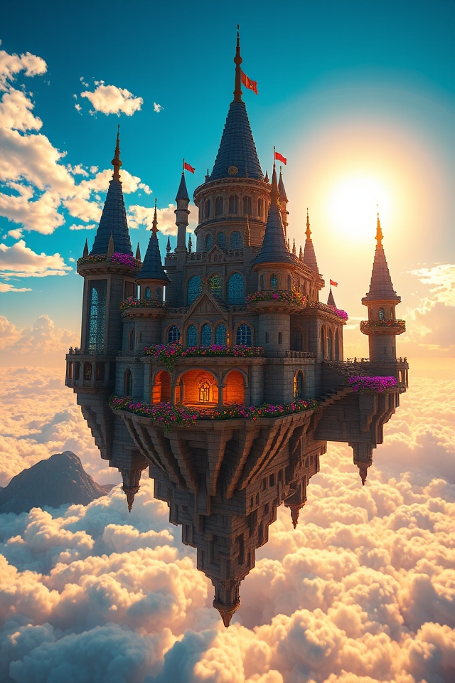 majestic floating sky sanctuary