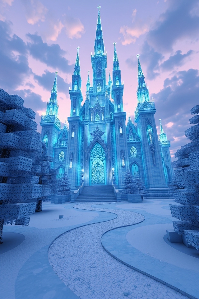 majestic icy architectural wonder