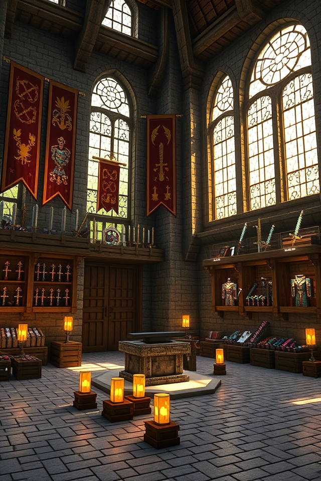 medieval armory interior design