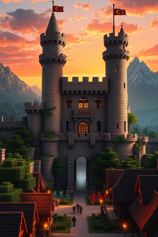 medieval castle construction details