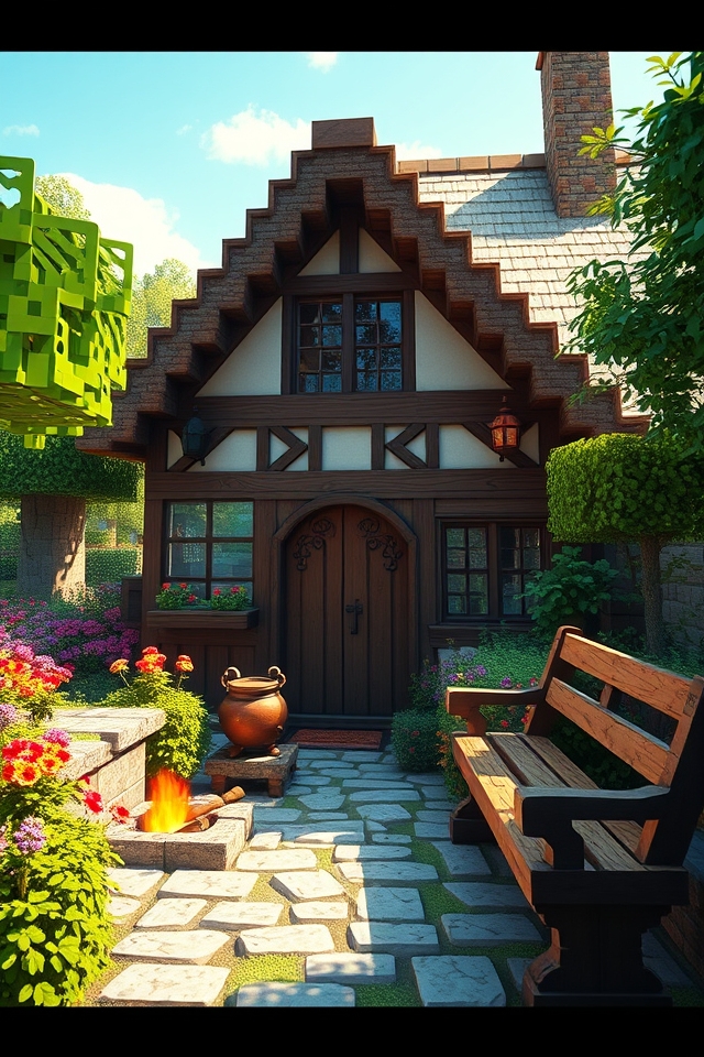 medieval charm cottage design